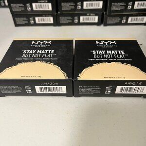 NYX PROFESSIONAL MAKEUP Stay Matte But Not Flat Powder Foundation, Nude -2 PACK